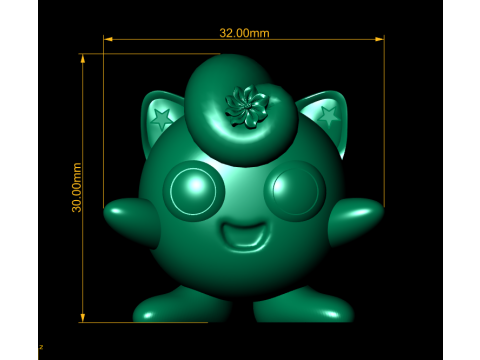 Pikmin cartoon toy 3d printable model 3D 打印模型