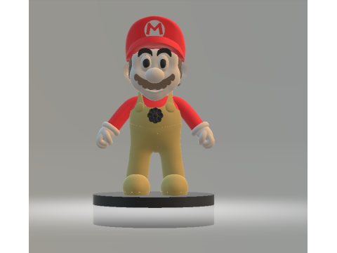 Cartoon Plumber Hero 3d printable model Modelo de Impressão 3D