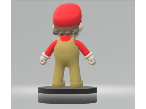 Cartoon Plumber Hero 3d printable model Model do druku 3D