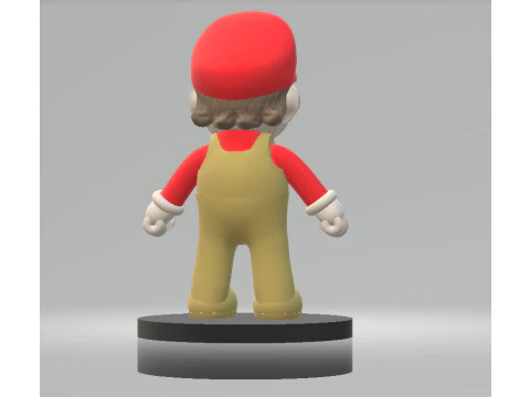 Cartoon Plumber Hero 3d printable model 3D Print Model