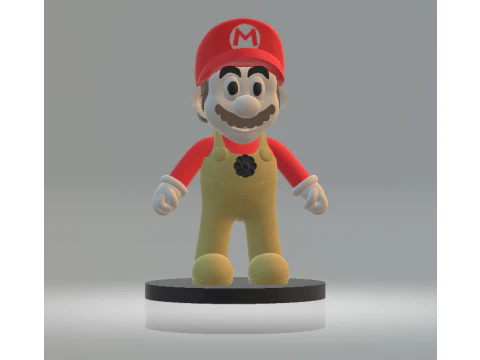 Cartoon Plumber Hero 3d printable model 3D Print Model