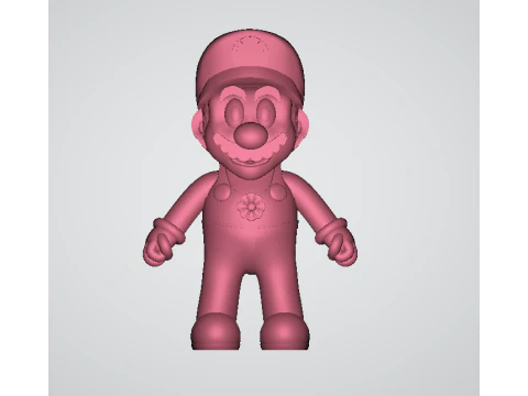 Cartoon Plumber Hero 3d printable model 3D Print Model