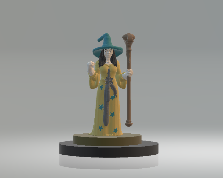 Modèle imprimable en 3D d'une assistante féminine Modèles 3D en vedette .c4d .max .obj .3ds .fbx .stl .blend