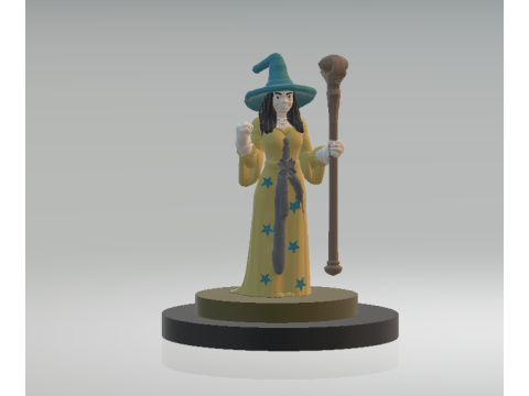 Modèle imprimable en 3D d'une assistante féminine Modèles 3D en vedette