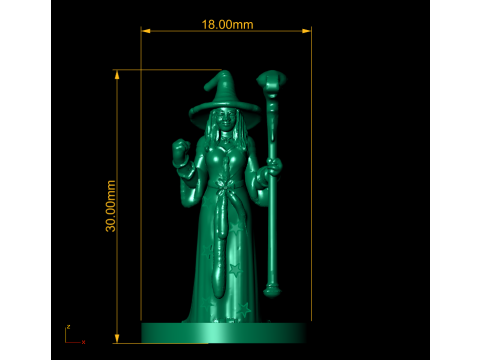 Modèle imprimable en 3D d'une assistante féminine Modèles 3D en vedette