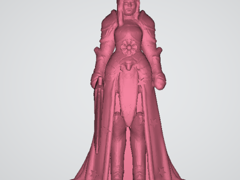 Cultist Fanatic Female 3d printable model 3Dプリントモデル