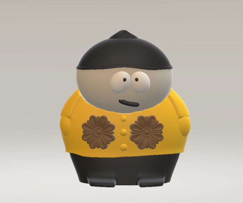 Eric cartman 3d printable model Model Cetak 3D .c4d .max .obj .3ds .fbx .stl .blend 
