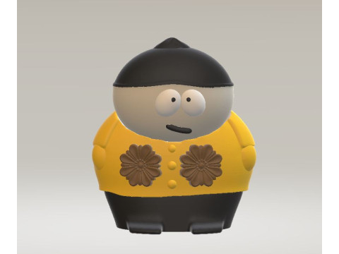 Eric cartman 3d printable model Modelo de Impressão 3D