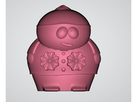Eric cartman 3d printable model Model Cetak 3D