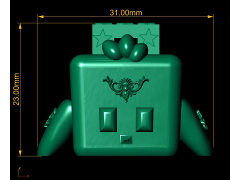 Box man toy 3d printable model 3D 打印模型