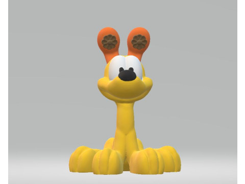 Cute pet toy 3d printable model 3Dプリントモデル
