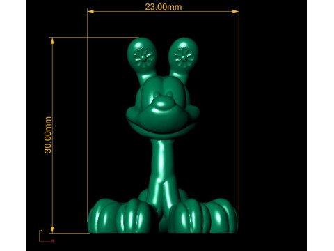 Cute pet toy 3d printable model Model Cetak 3D