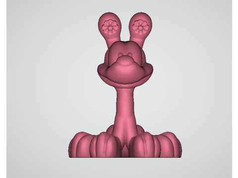 Cute pet toy 3d printable model Model Cetak 3D