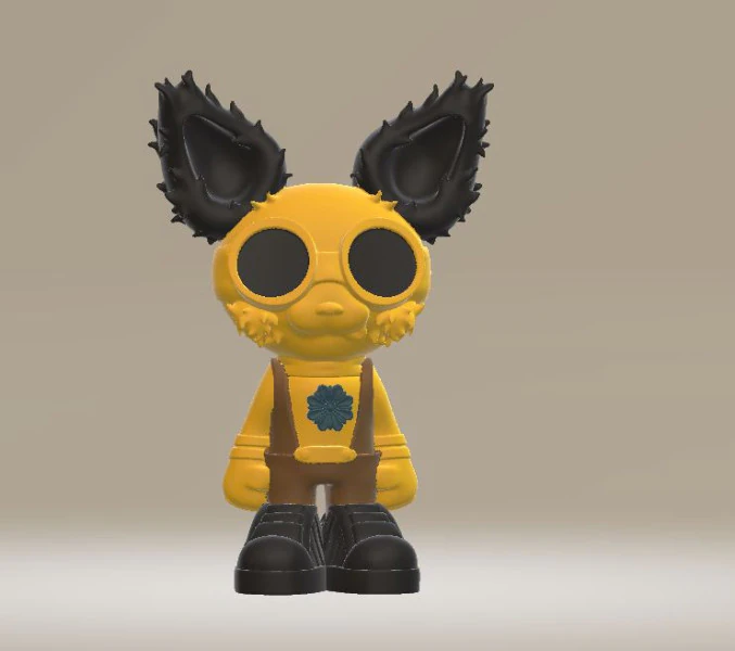 Modelo para impress&atilde;o em 3D de brinquedo bob fofo Modelo de Impressão 3D .c4d .max .obj .3ds .fbx .stl .blend 