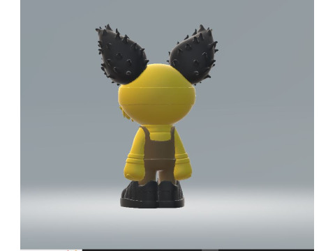 Cute bob toy 3d printable model Model Cetak 3D