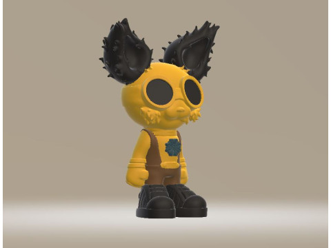 Cute bob toy 3d printable model Model Cetak 3D