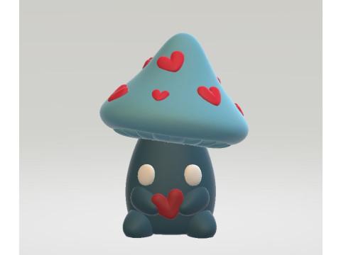 Mushroom giro 3d printable model Modelo de Impressão 3D