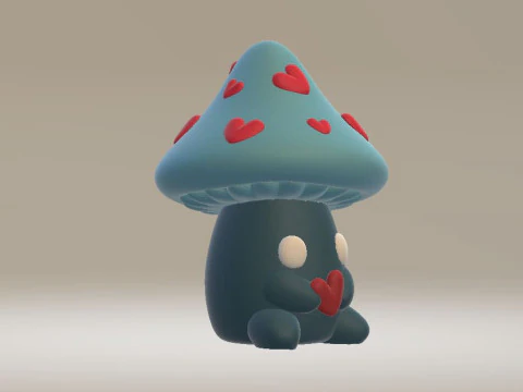 Mushroom giro 3d printable model 3D Print Model