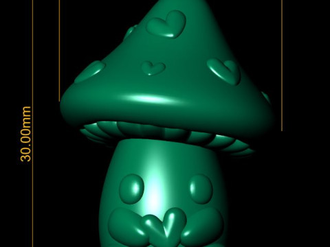Mushroom giro 3d printable model Modello di stampa 3D