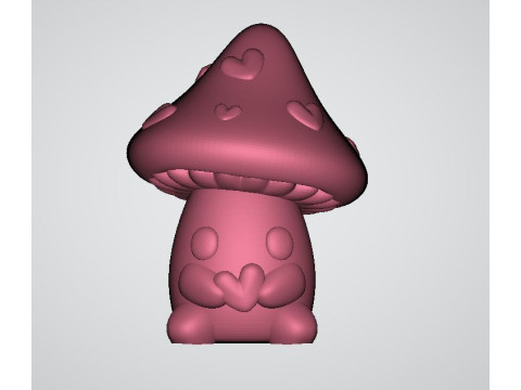 Mushroom giro 3d printable model Modello di stampa 3D