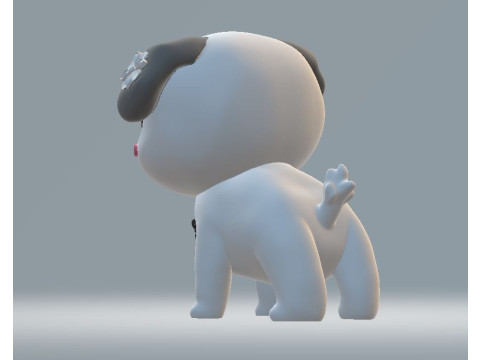 Dog puppy toy 3d printable model 3D प्रिंट मॉडल