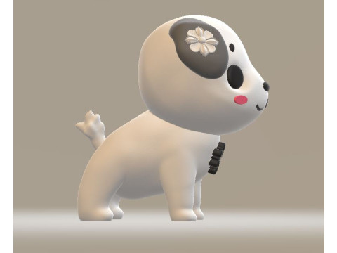 Dog puppy toy 3d printable model 3D प्रिंट मॉडल