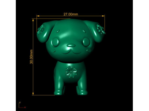 Dog puppy toy 3d printable model 3D प्रिंट मॉडल