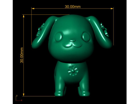 Cute puppy toy 3d printable model 3D 打印模型