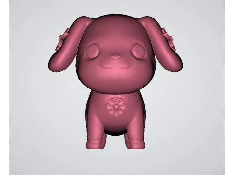 Cute puppy toy 3d printable model 3D Print Model