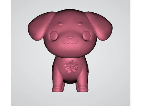 Black puppy toy 3d printablle model 3D Print Model