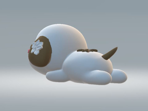 Chibi Dog 3d printable model 3D प्रिंट मॉडल