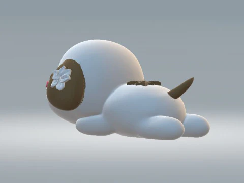 Chibi Dog 3d printable model 3D Print Model