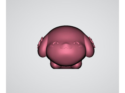 Chibi Dog 3d printable model 3D प्रिंट मॉडल