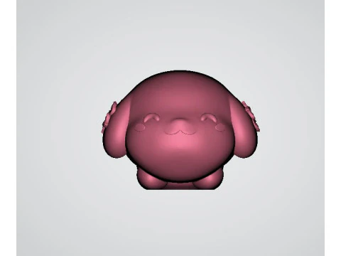 Chibi Dog 3d printable model 3D Print Model