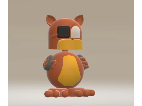 रोबोट पशु 3डी प्रिंट करने योग्य मॉडल 3D प्रिंट मॉडल