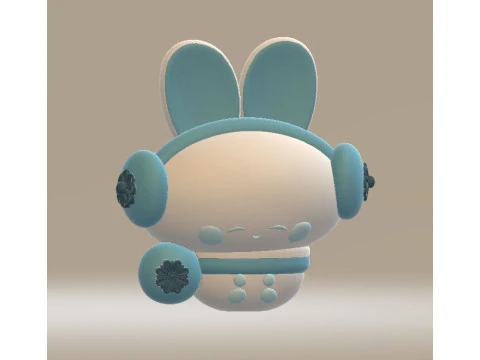 Jouet de lapin mod&egrave;le imprimable en 3D Modèles 3D en vedette