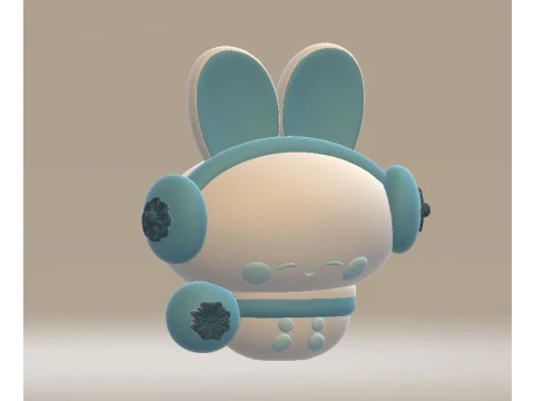 Rabbit toy 3d printabel model 3D Print Model