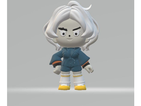 Chibi anime 3d printable model Model do druku 3D