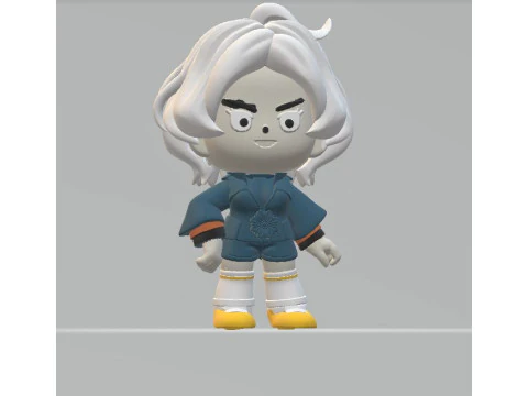 Chibi anime 3d printable model 3D Print Model