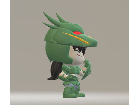 Dragon army 3d printable model 3D 프린트 모델