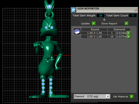 优雅的卡通鸭吊坠 3D 可打印模型 3D 打印模型