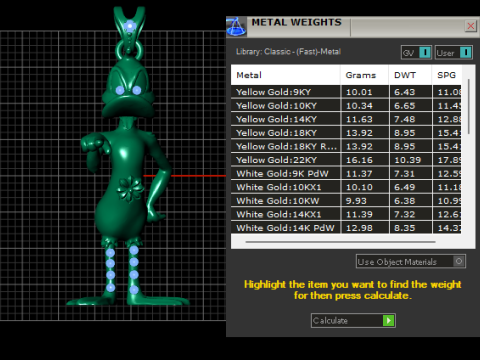 优雅的卡通鸭吊坠 3D 可打印模型 3D 打印模型