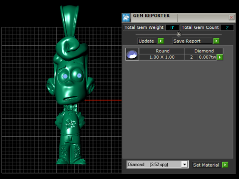 Pendentif personnage garçon stylisé modèle de bijoux en or imprimable en 3D Modèles 3D en vedette