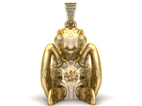 Baby Tutarl 펜던트 3D 인쇄 가능한 모델 3D 프린트 모델