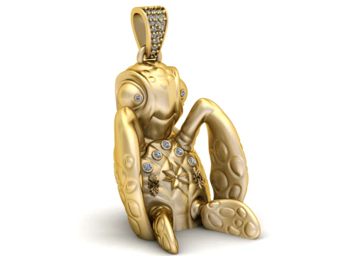Baby Tutarl Pendant 3D Printable Model 3D Print Model