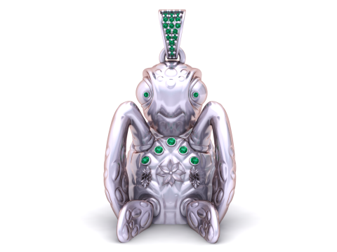 बेबी टुटरल पेंडेंट 3डी प्रिंट करने योग्य मॉडल 3D प्रिंट मॉडल