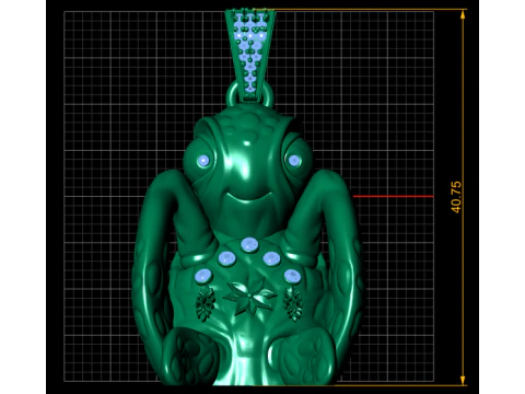Baby Tutarl Pendant 3D Printable Model 3D Print Model
