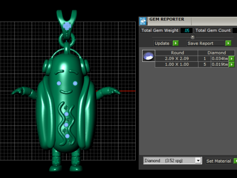 热狗食品吊坠 3D 打印模型 3D 打印模型