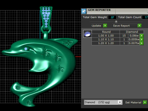 Dolphin Pendant 3D Printable Model 3D Print Model