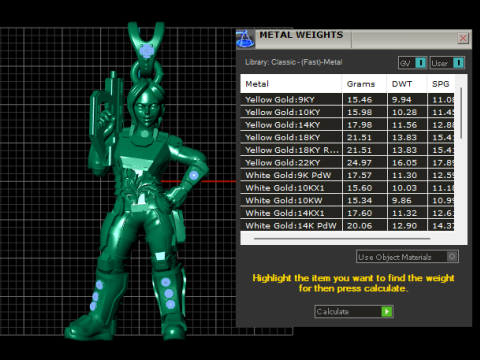महिला योद्धा पेंडेंट 3डी प्रिंट करने योग्य मॉडल 3D प्रिंट मॉडल